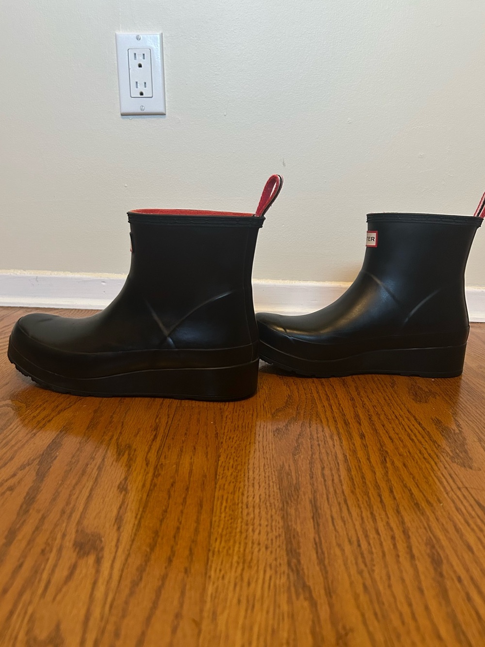 Hunter Black Short Rain Boots